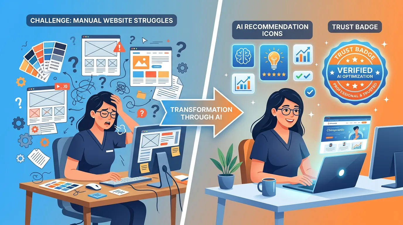 chiropractor website design vs AI authority infrastructure before after comparison chiropractor website design vs AI authority infrastructure before after comparison
