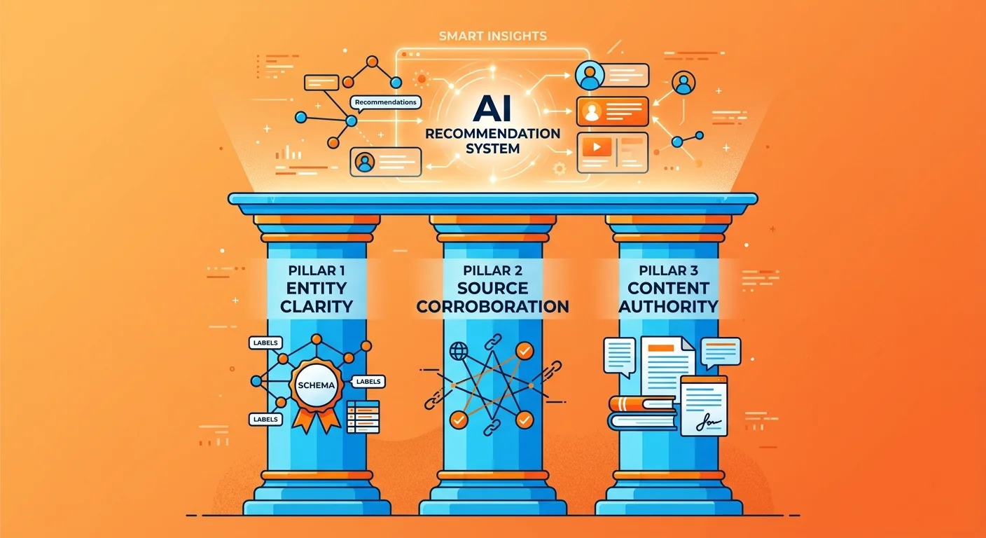 Three pillars of institutional trust signals for AI citation advantage