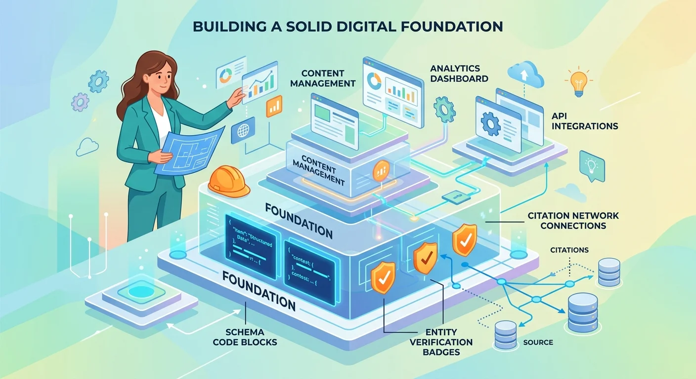 Building machine-readable business identity infrastructure for AI recognition