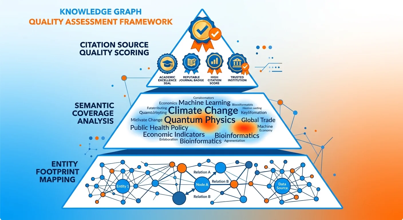 Three layer AI citation audit framework entity footprint semantic coverage citation source quality