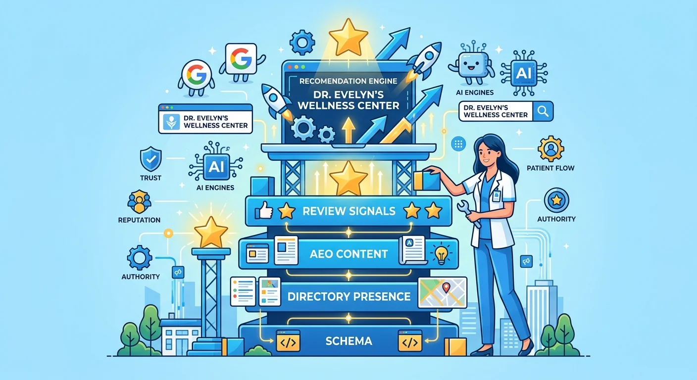 Chiropractor building layered authority infrastructure to break competitor citation monopoly