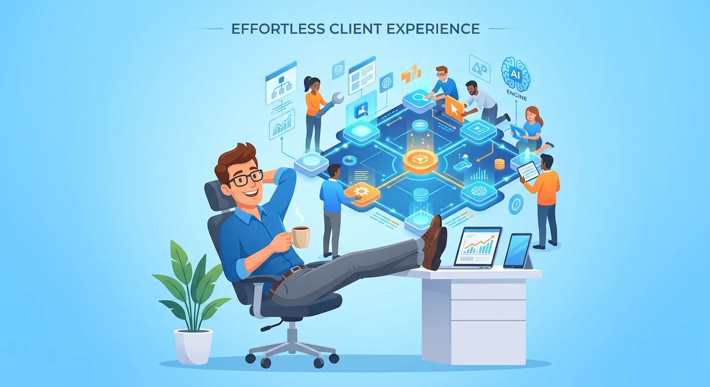 White-glove Authority Engine service with zero client workload and full team execution