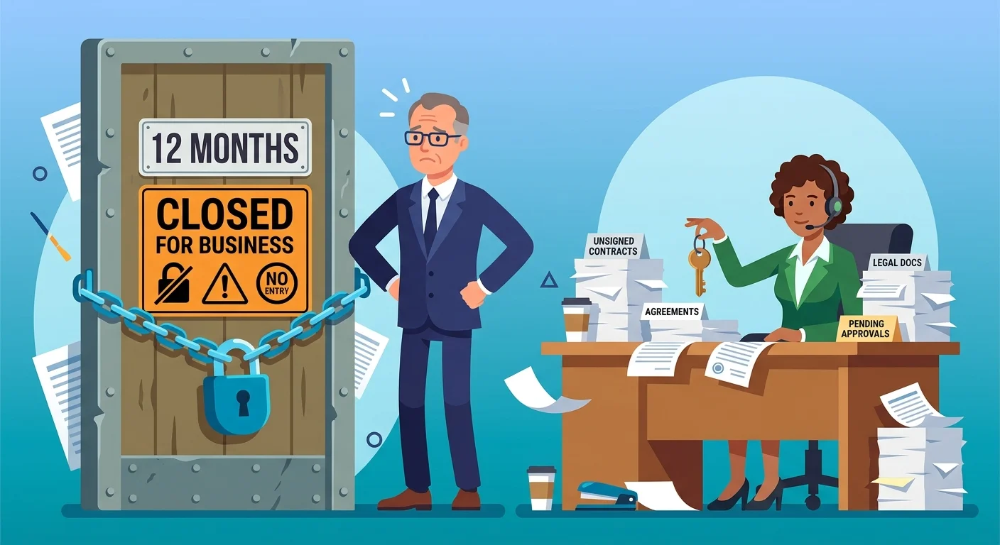 agency annual contract lock-in risk for business owners