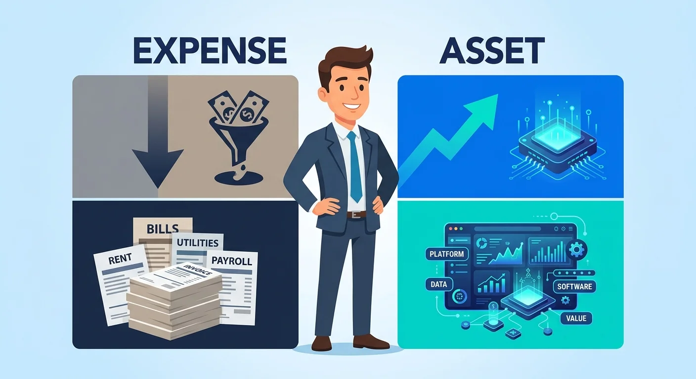 authority infrastructure balance sheet asset versus operating expense comparison