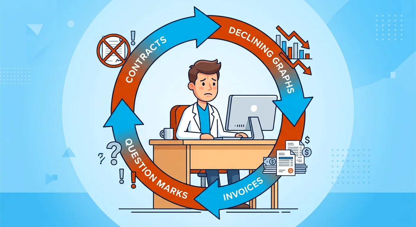 learned helplessness cycle trapping chiropractic practice owner in agency burnout loop