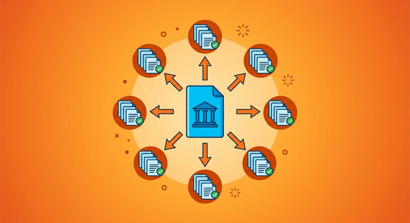 pillar page and cluster article architecture diagram showing topical authority structure