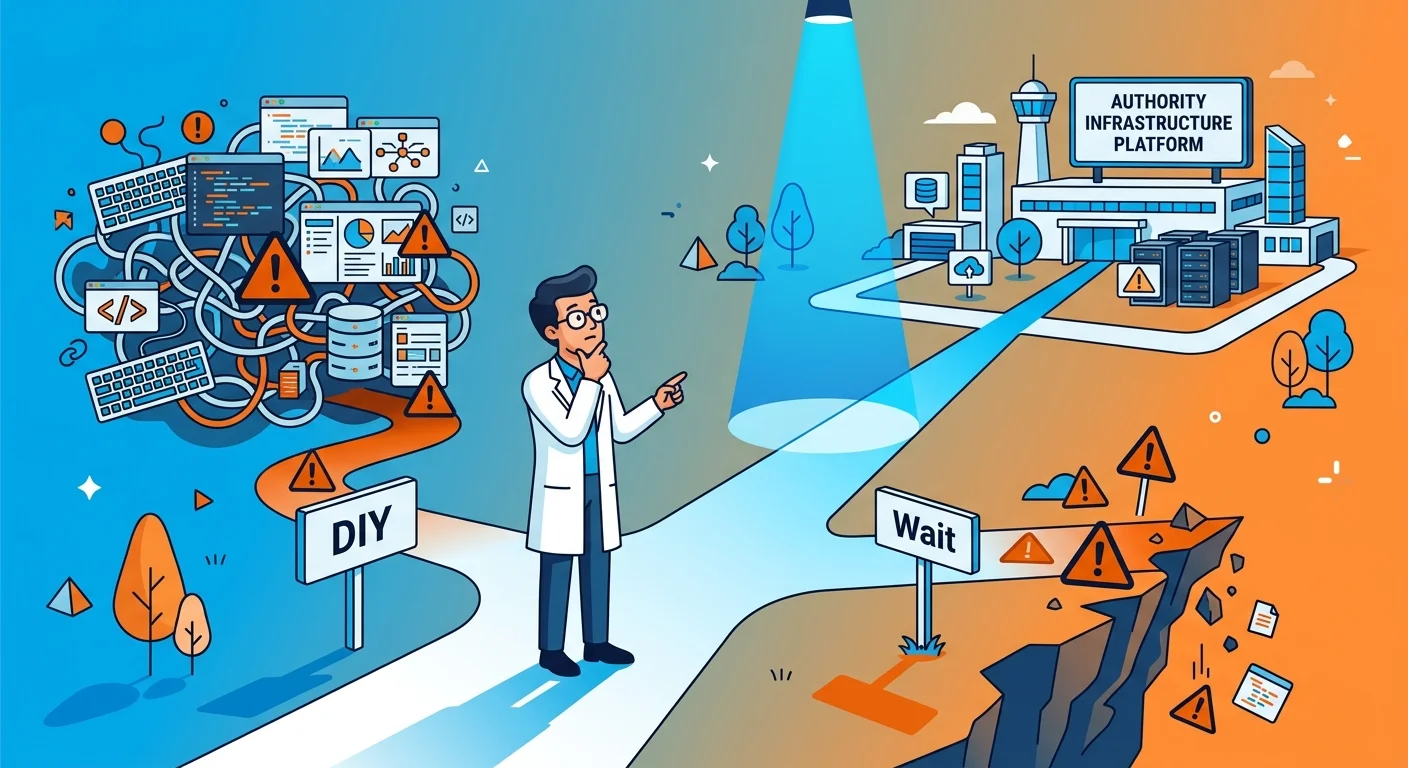 chiropractic practice owner at decision fork after firing SEO agency facing DIY and wait traps