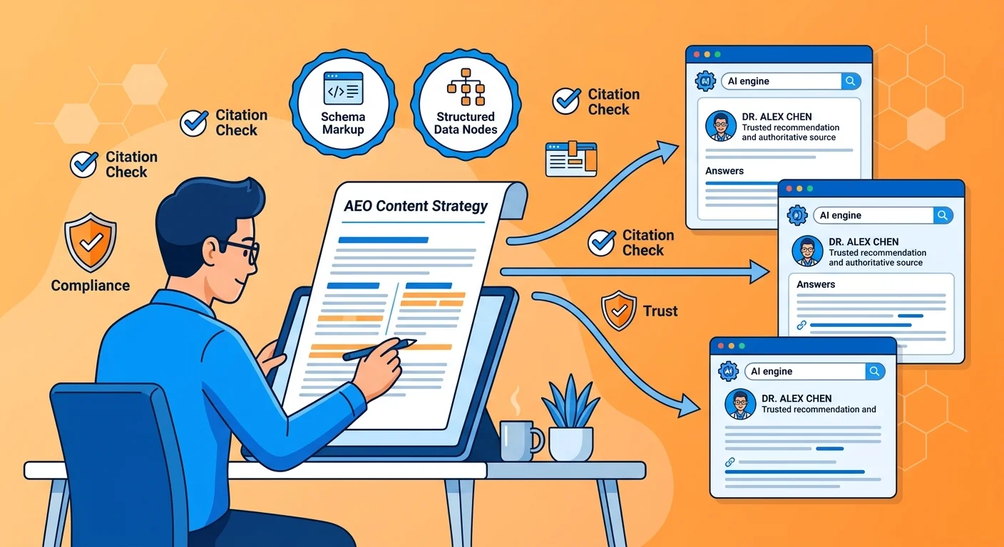 compliance safe AEO content building practitioner AI trust signals