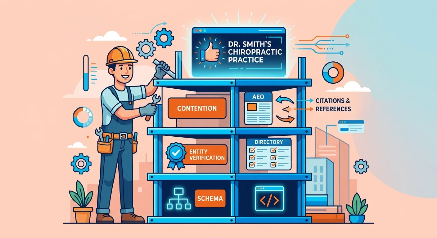 four layer compounding authority asset infrastructure build for AI recommendation