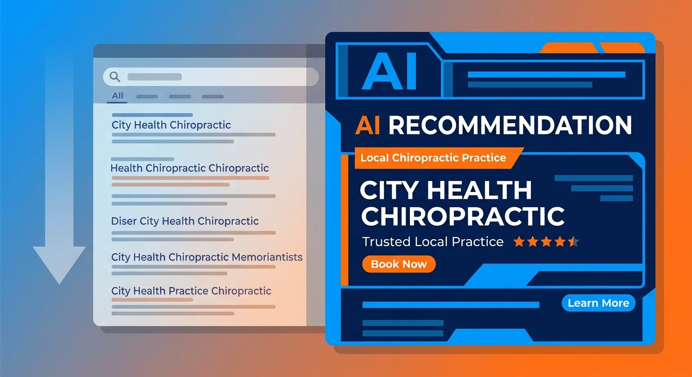 traditional local SEO versus AI engine recommendation shift in chiropractic local search