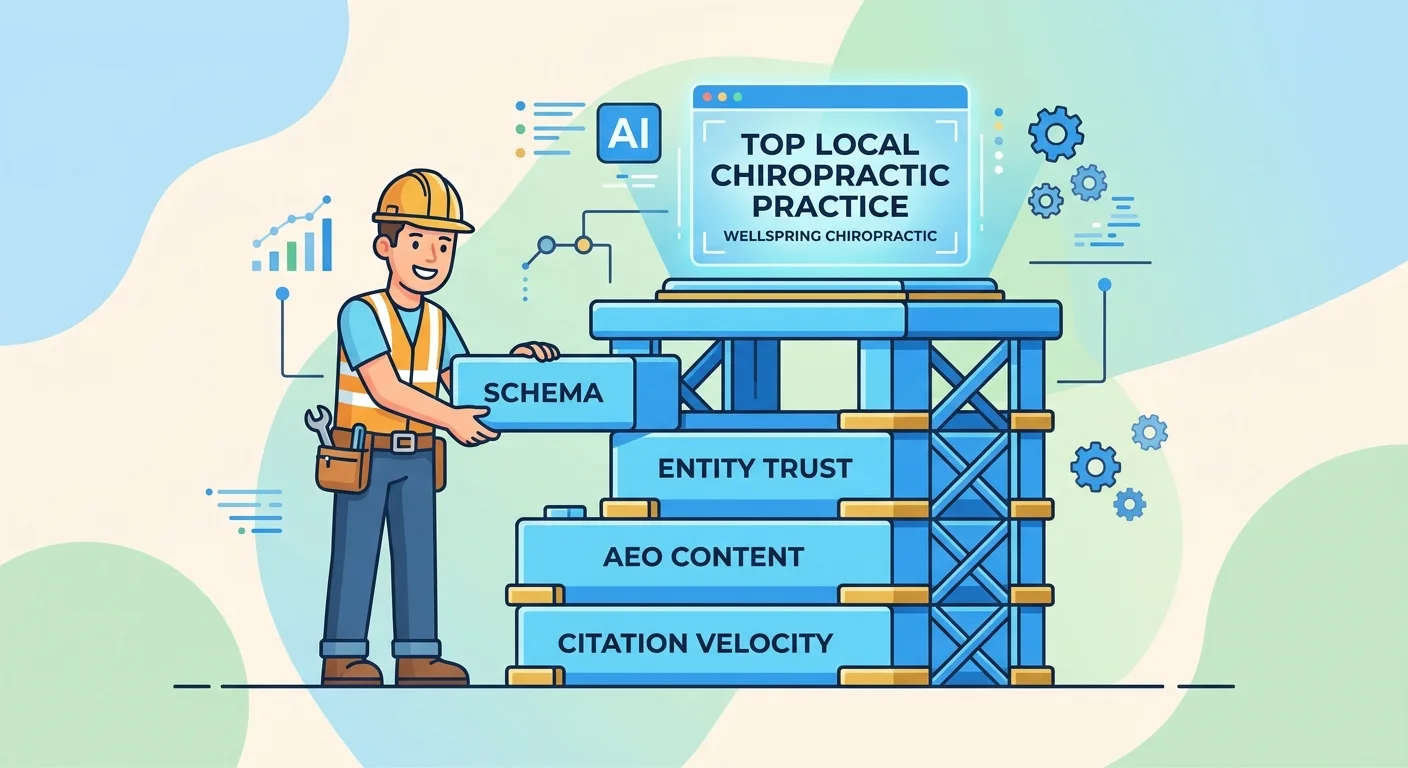 AI authority infrastructure rebuild schema AEO content citation velocity