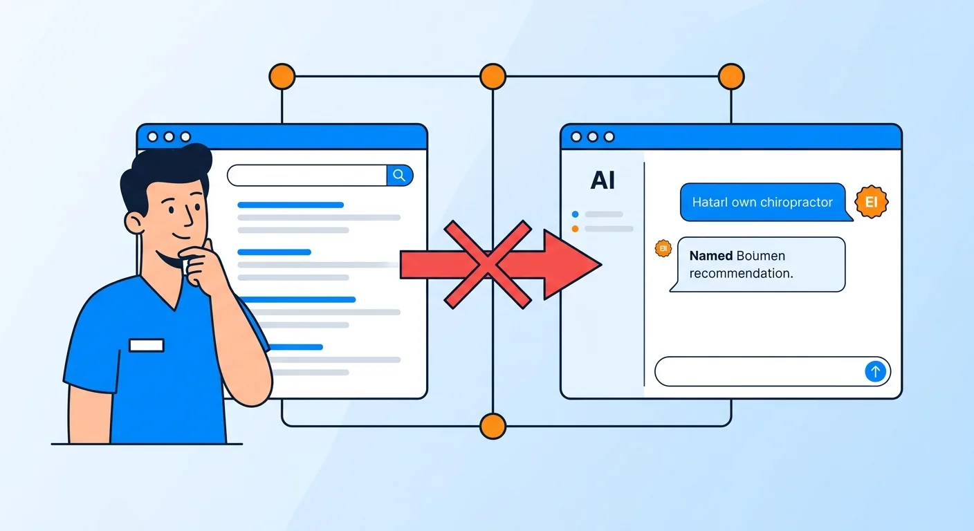 conversational AI entity database versus traditional keyword search results
