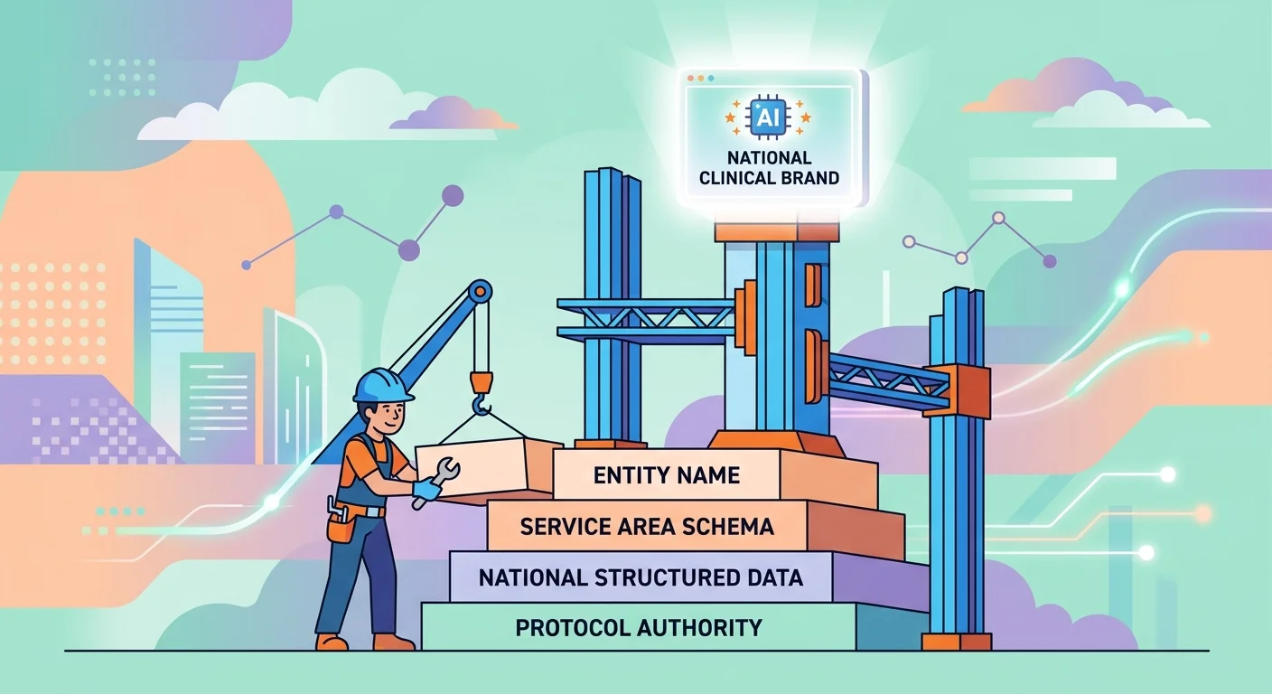 National entity schema infrastructure rebuild for AI authority signals