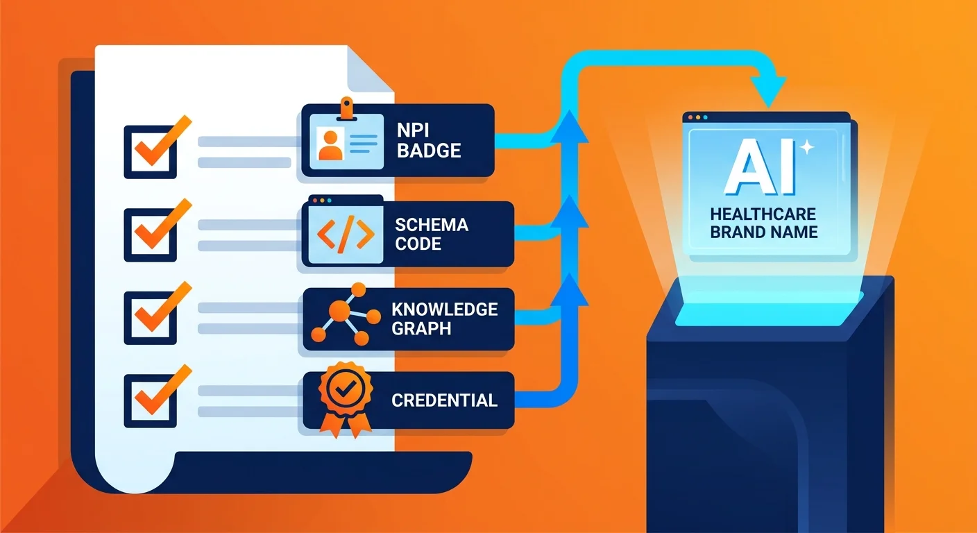 national entity signal checklist for healthcare AI visibility infrastructure