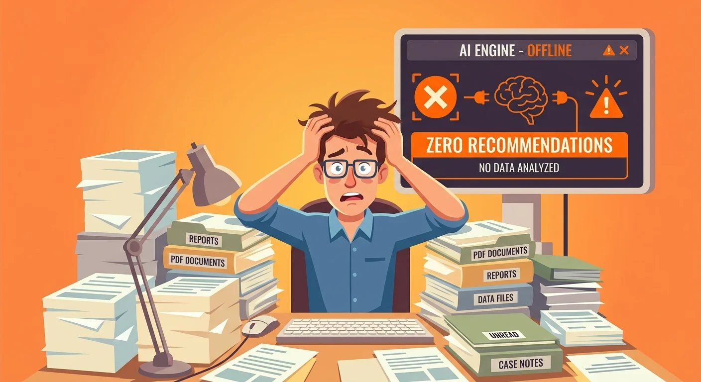 practitioner buried in agency reports with no AI authority visibility
