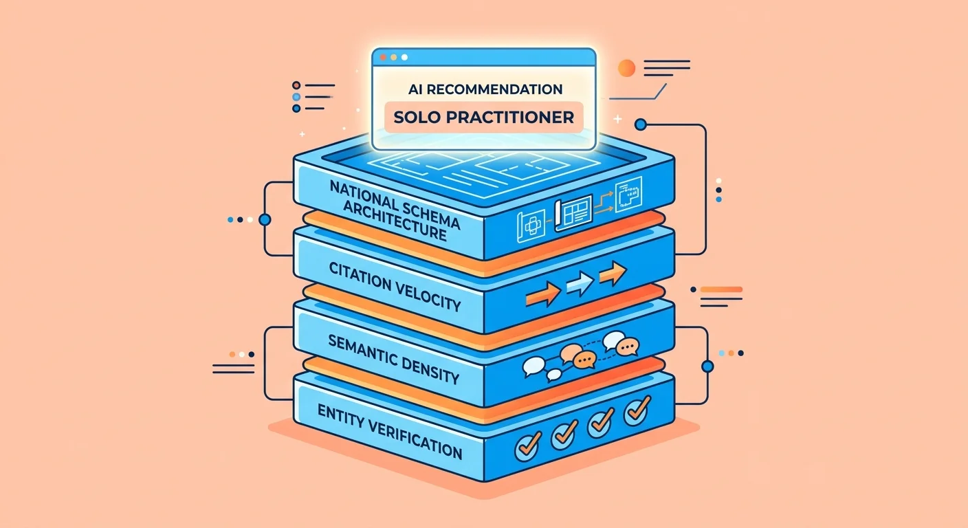 four layer AI authority framework for national solo practitioner recommendations