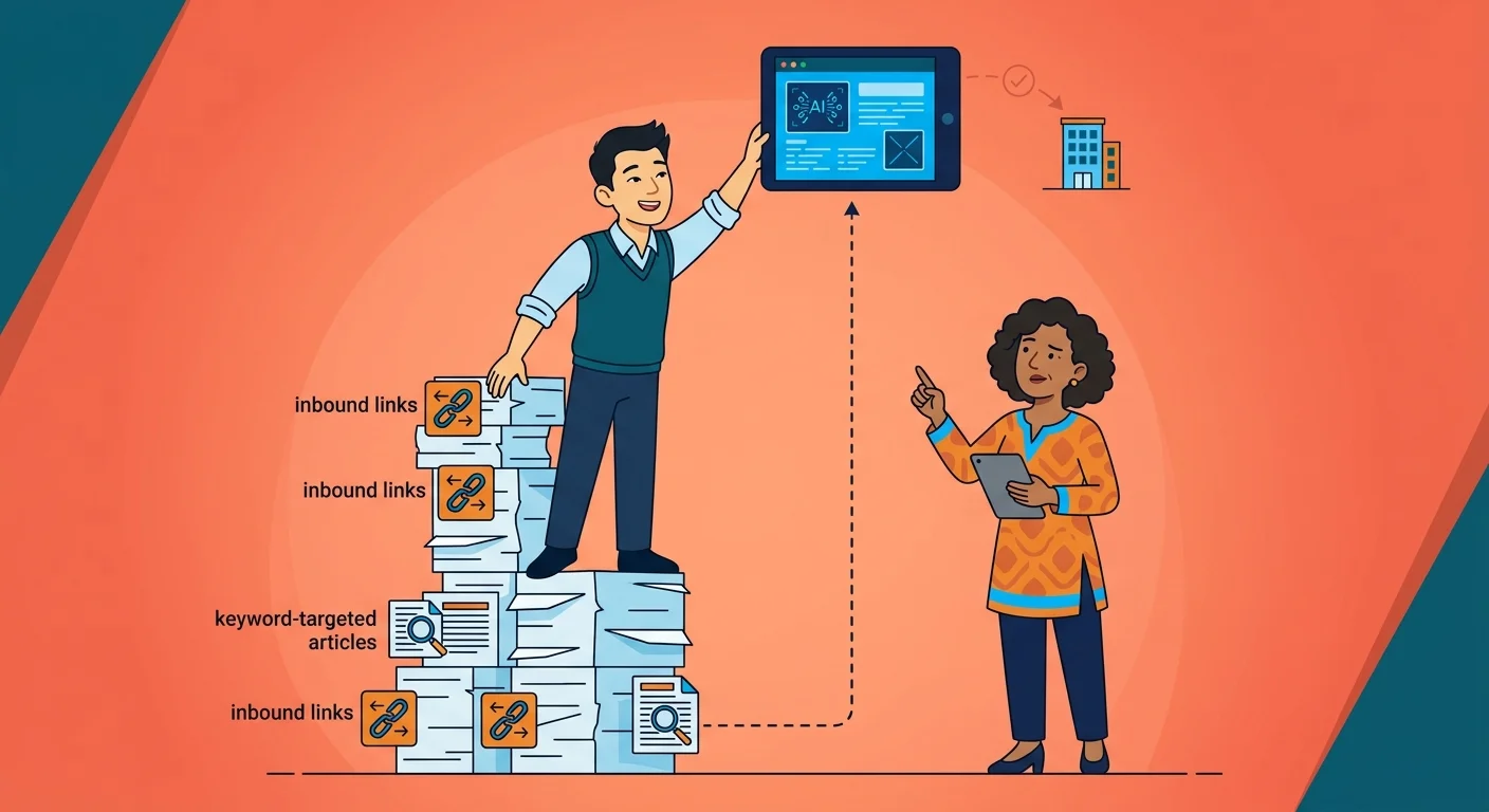traditional search optimization tactics failing AI citation results