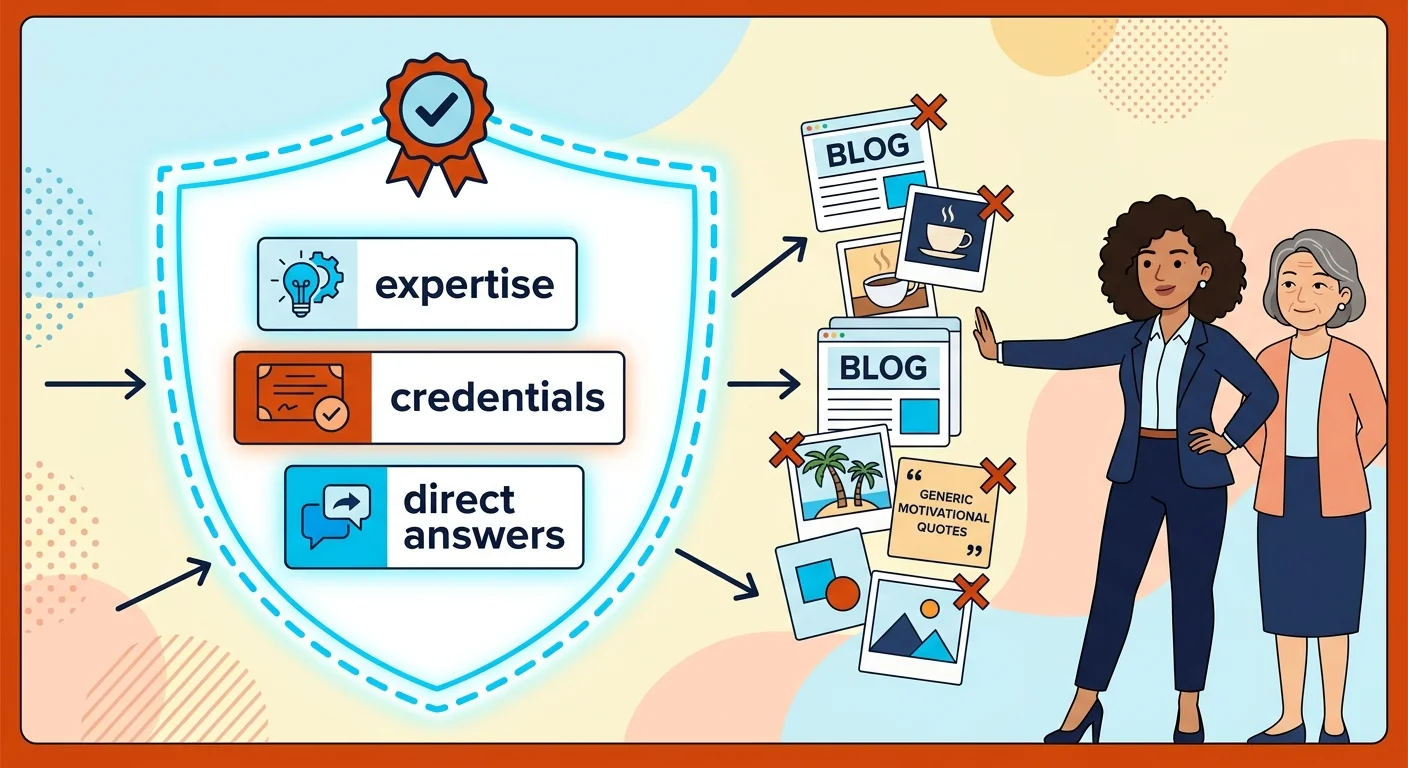 verifiable expertise boundary for local business trust signals