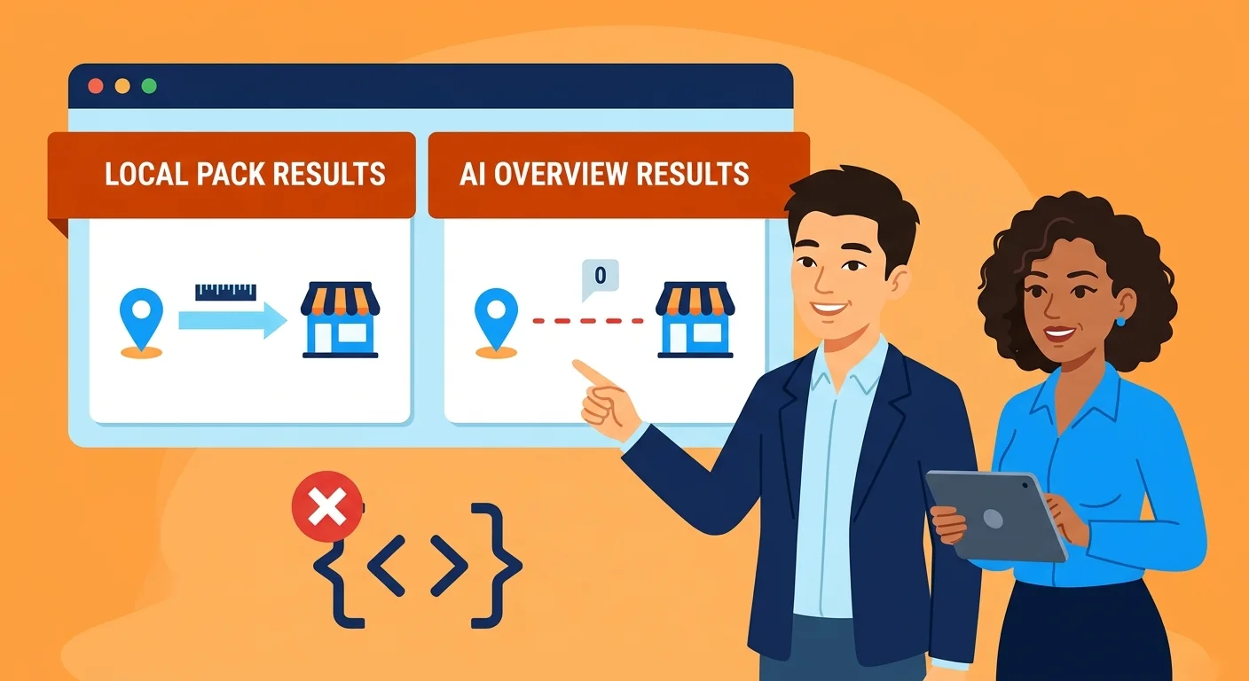 distance and schema markup impact on AI Overviews ranking