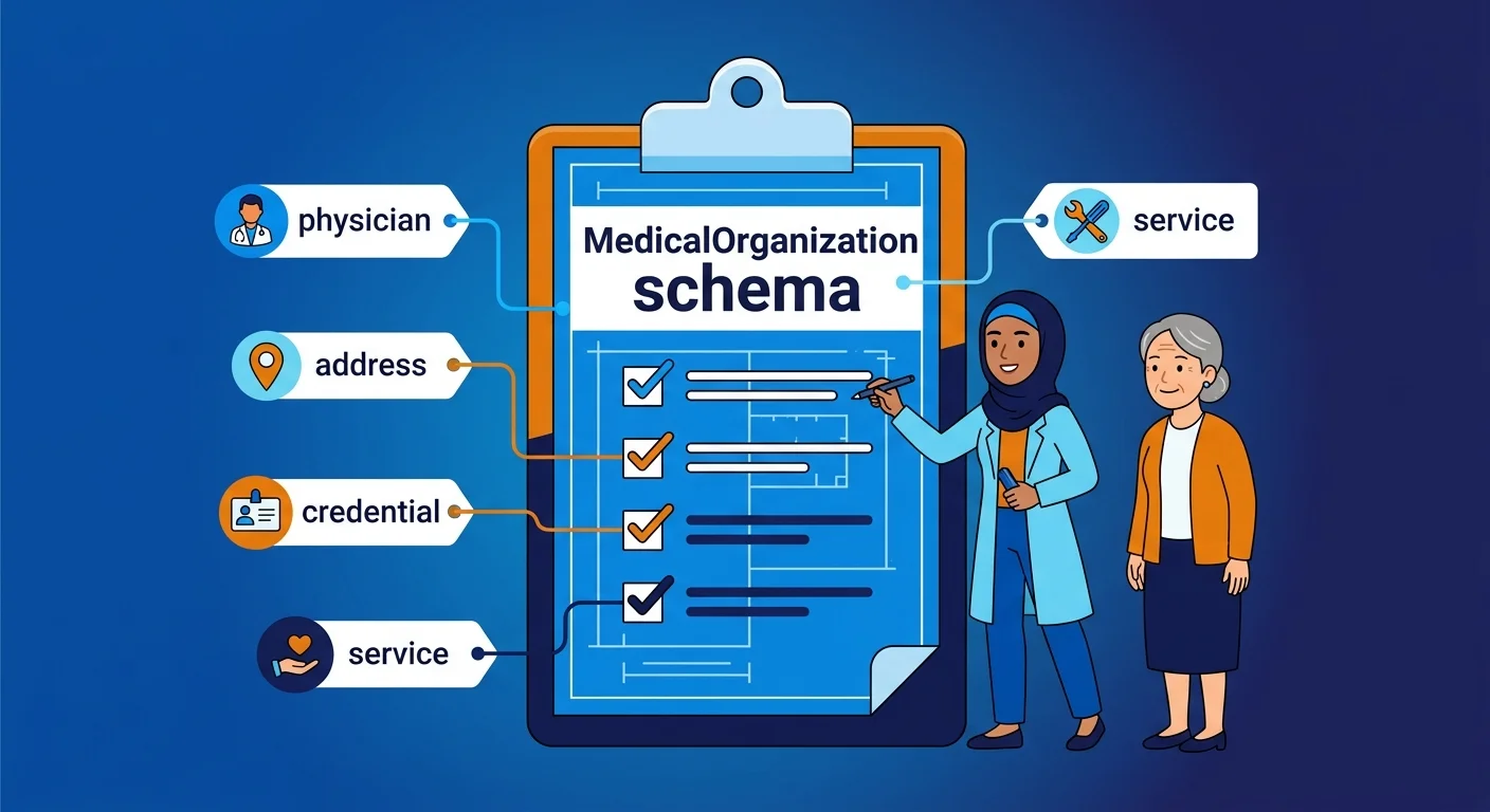 healthcare schema markup types for AI entity recognition