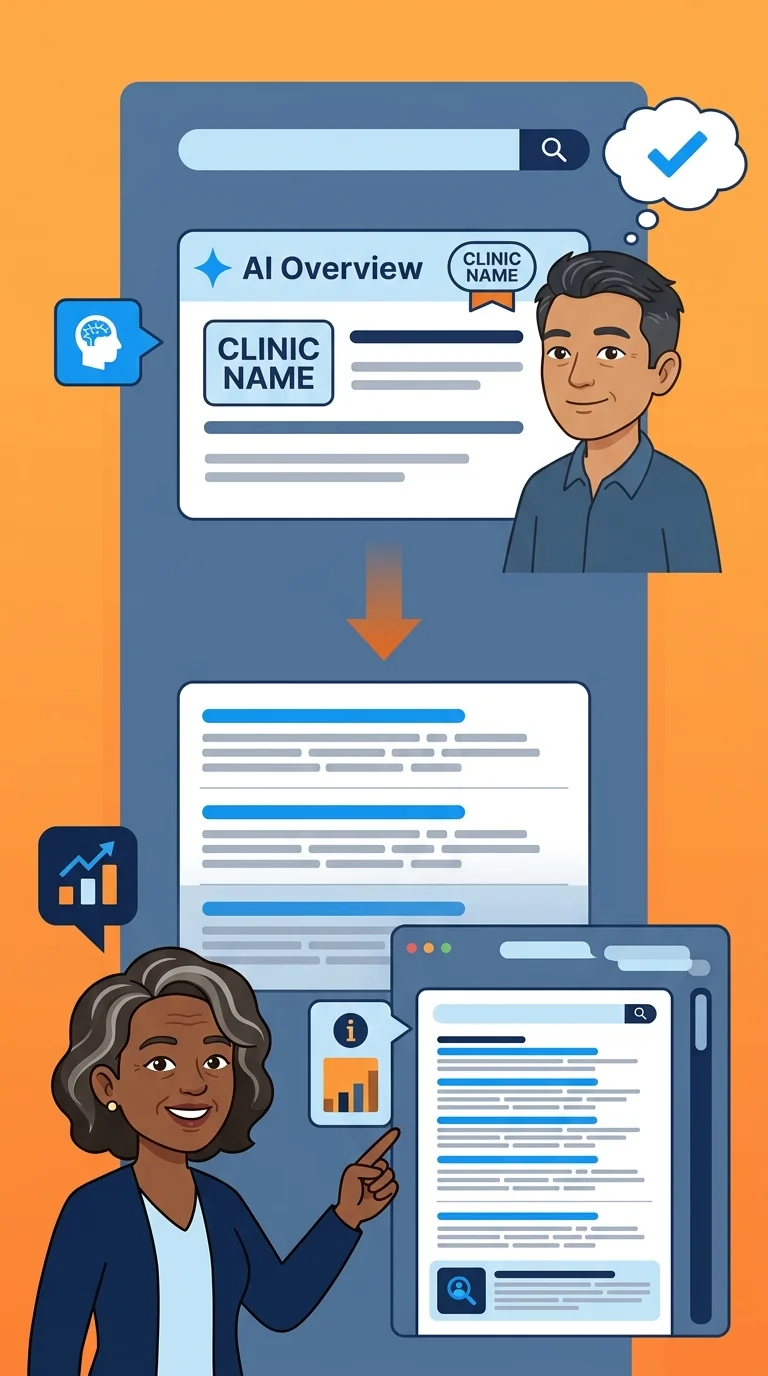 AI Overview citation impact on healthcare search clickthrough