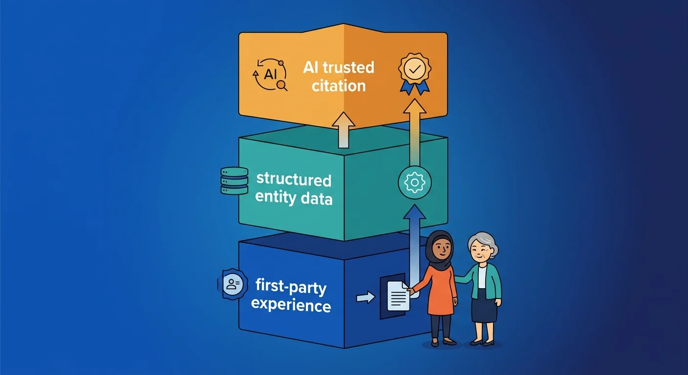 Layered foundation of founder data building AI trusted citations