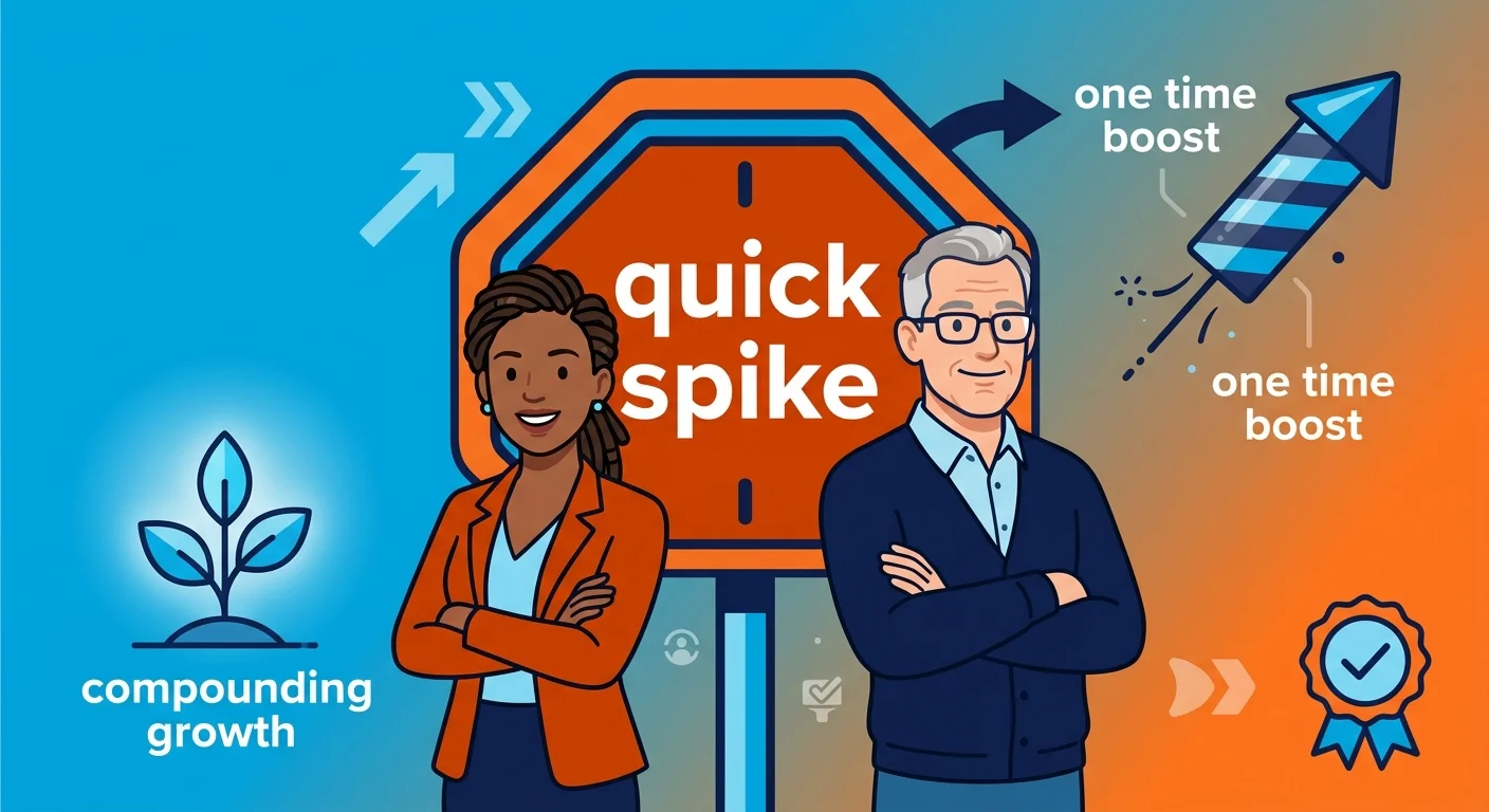qualifying out businesses chasing quick site visits spikes