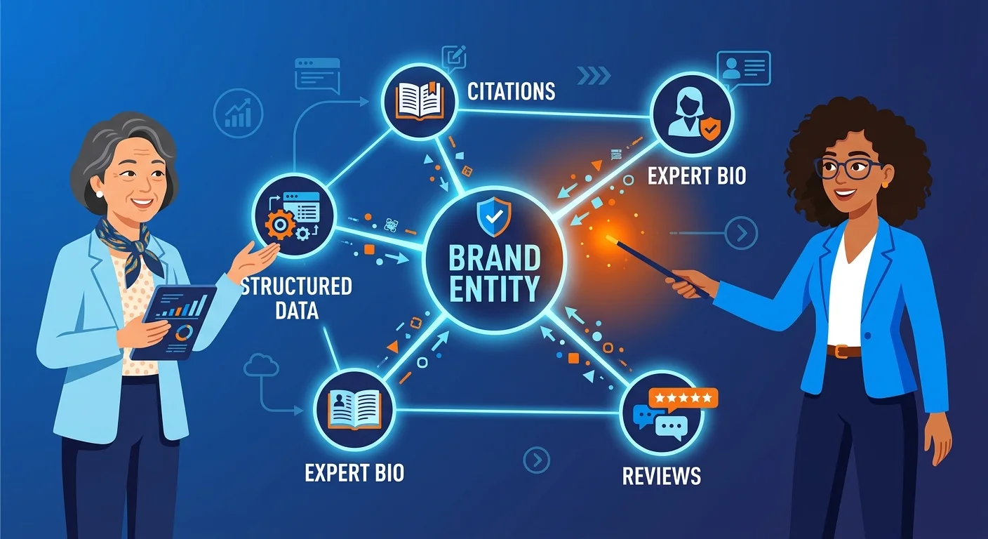 knowledge graph entity recognition for machine readable brand