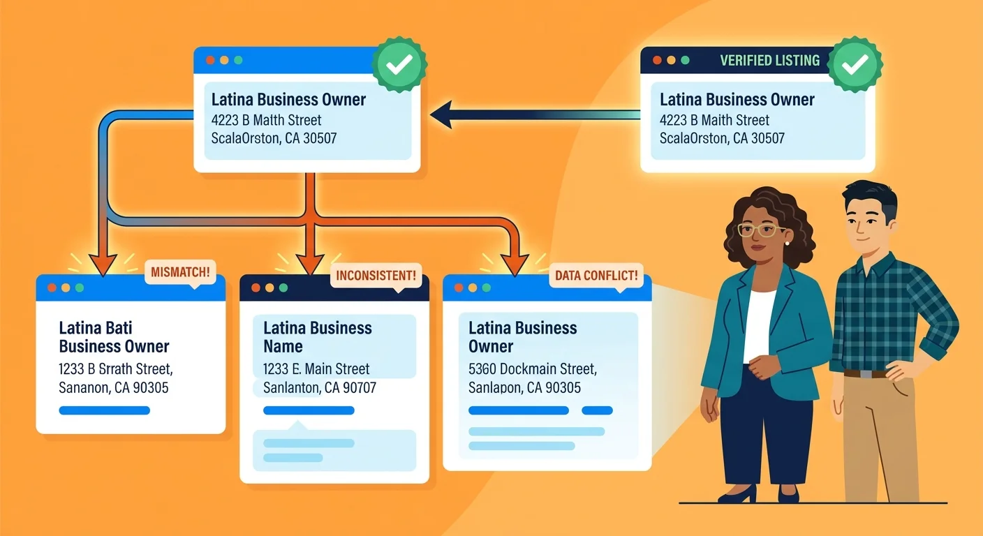 Verified business identity feeding consistent data into AI engines