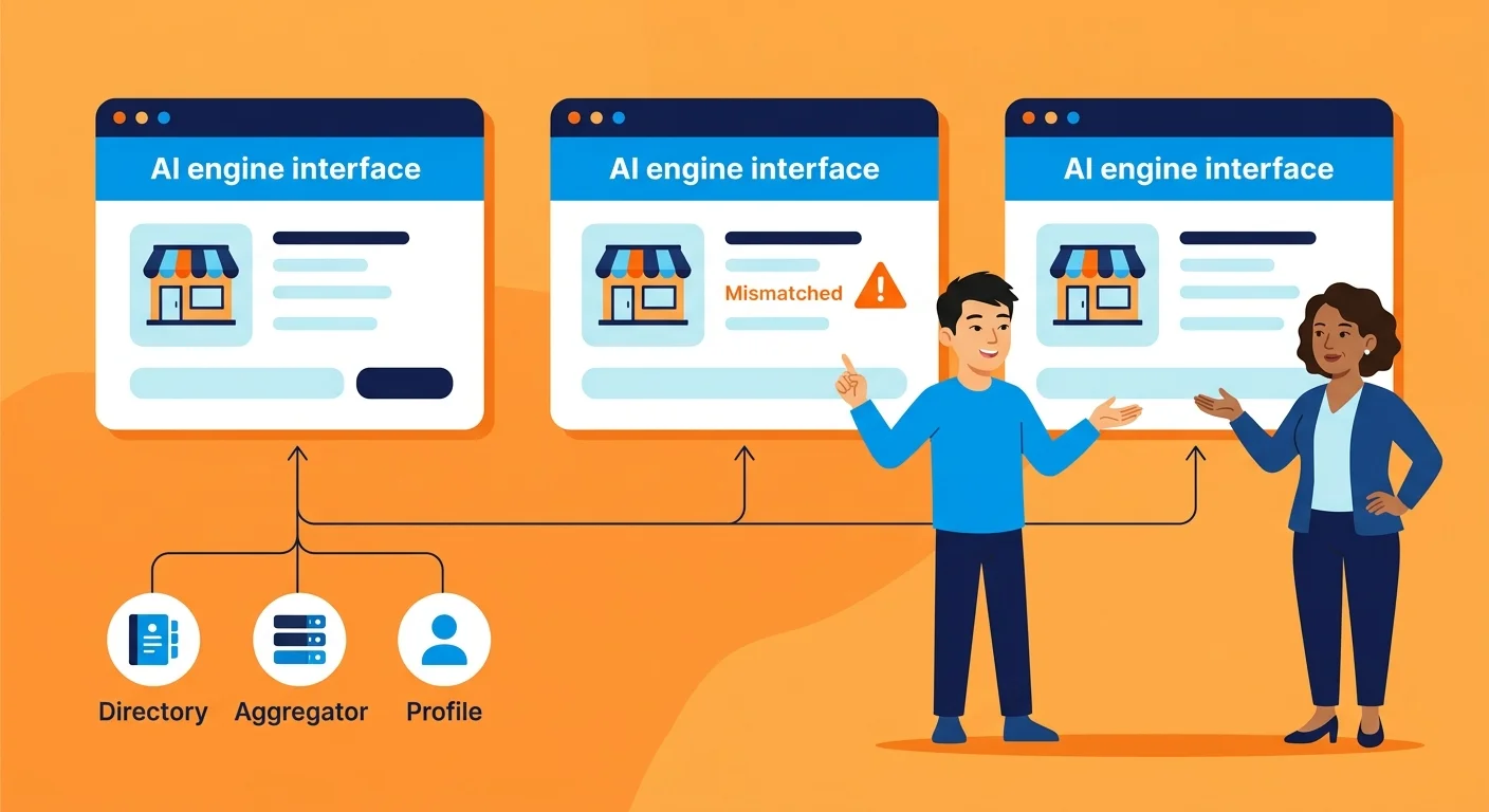 AI search engines pulling business data from multiple sources