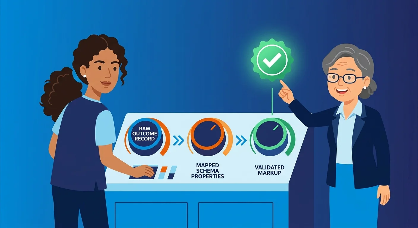 building and validating patient outcome schema proof stack