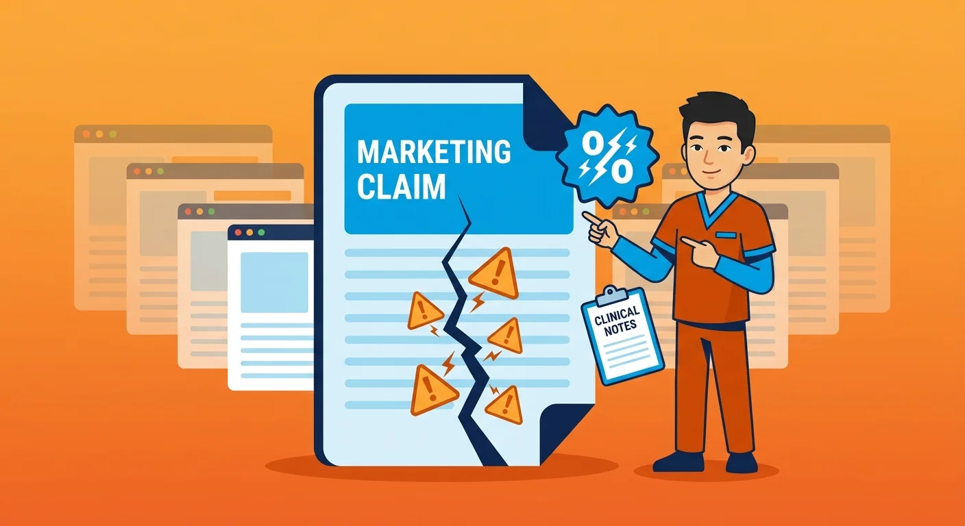 Static marketing claims failing verification for AI search trust
