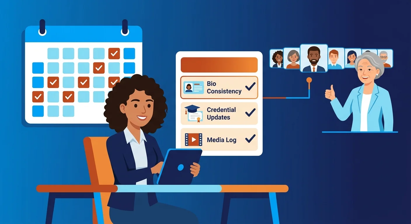Founder maintaining a recurring entity audit checklist