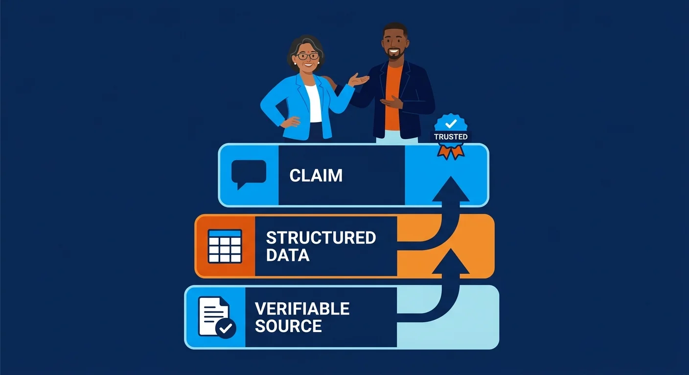 Machine readable proof architecture layered framework illustration