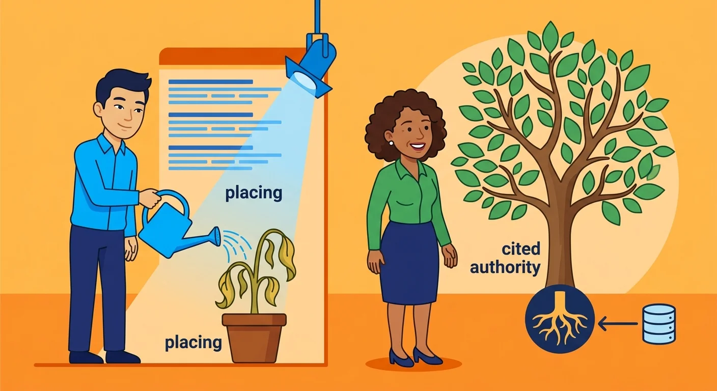 Condition page ranking tactics failing to earn AI citation authority