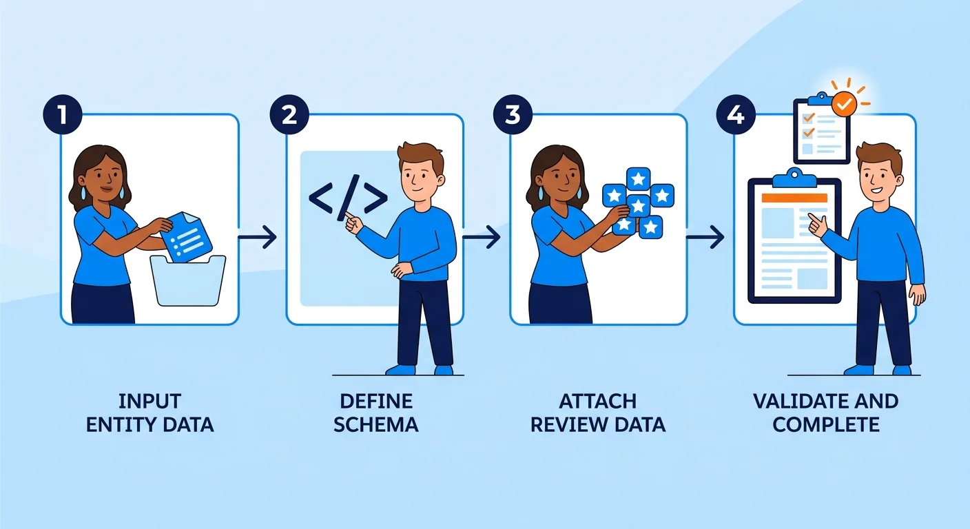 Step by step sequence for building AI Authority Engine signals