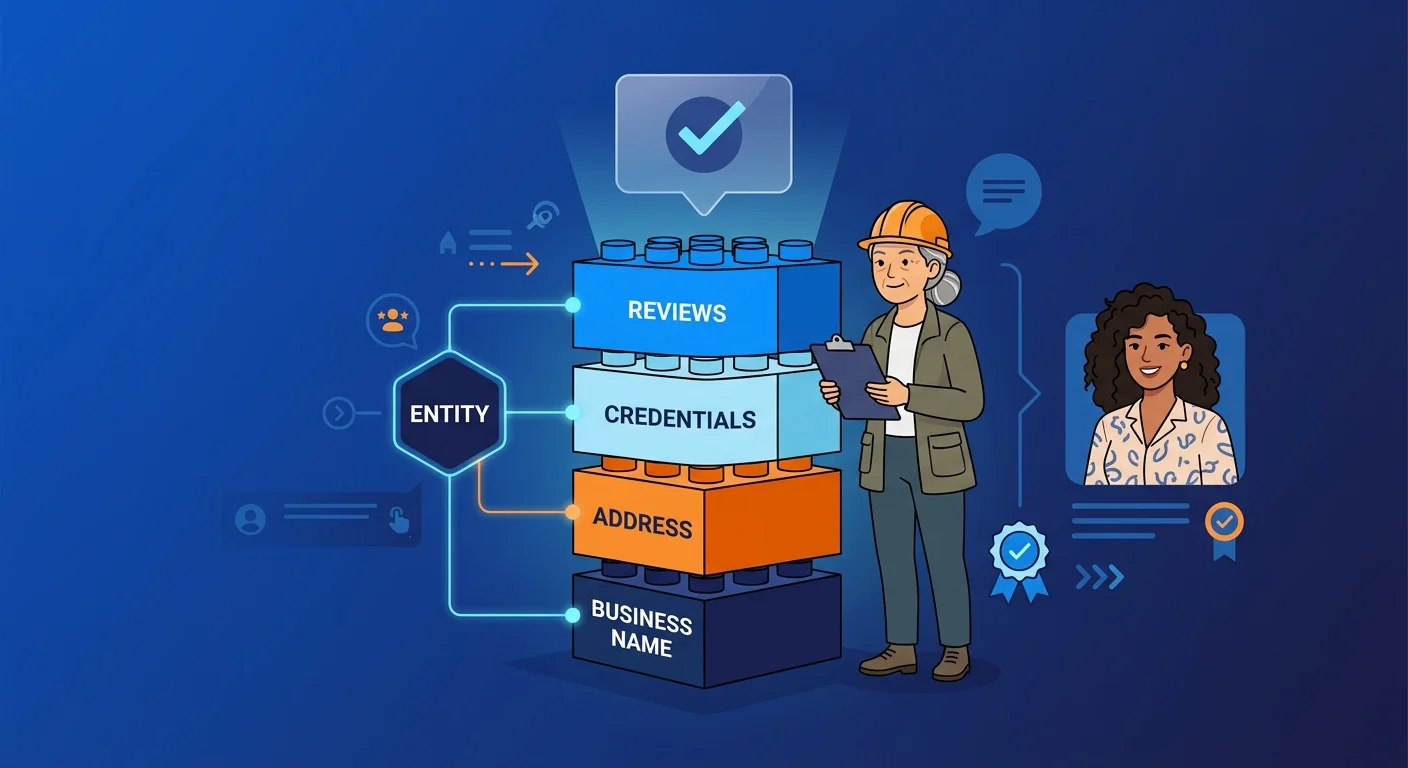 Knowledge graph structure grounding AI entity recognition
