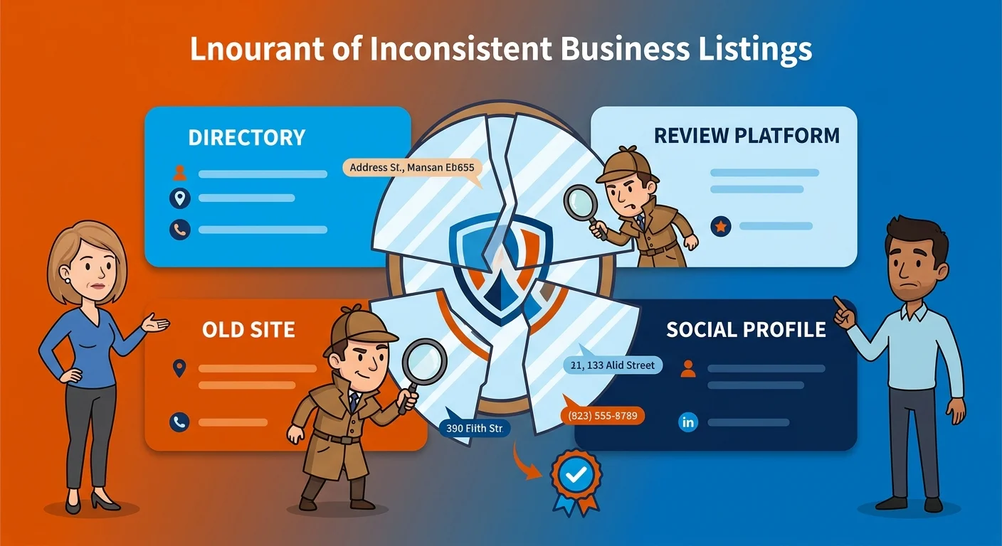 Inconsistent business data breaking AI entity recognition