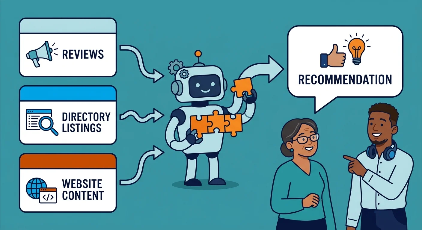 AI synthesizing clinic signals into a recommendation