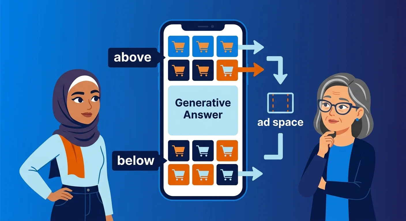 shopping ads placement inside AI Overview search results