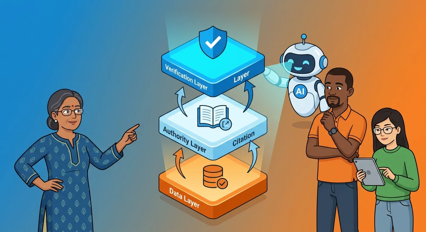 Three layer framework LLMs use to verify clinic trust