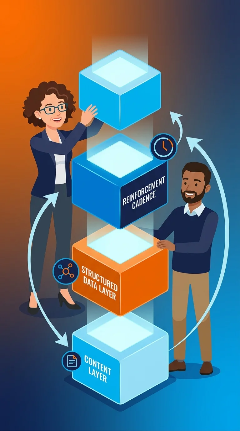 Three layer framework for continuous clinic authority reinforcement