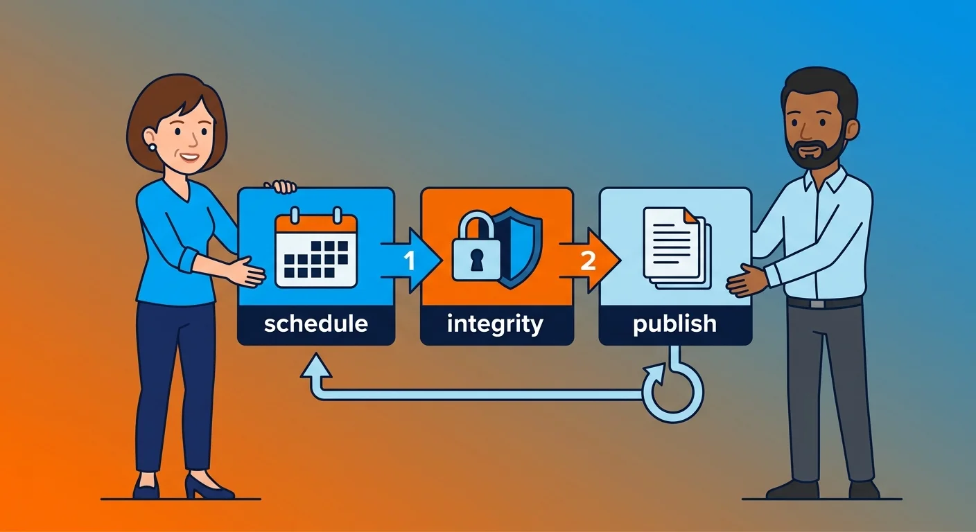 sustainable proprietary data drop governance and publishing cadence