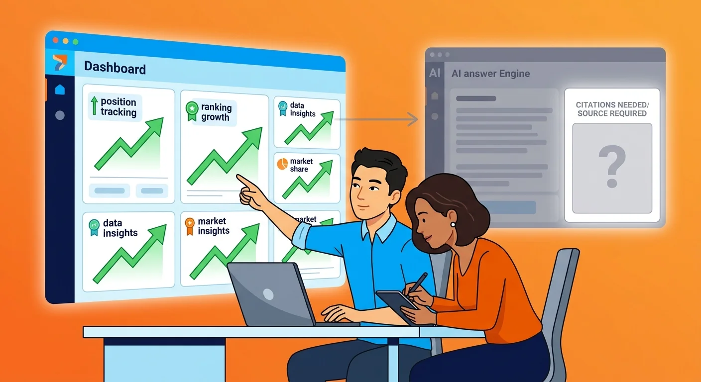 keyword position tracking failing to earn AI answer engine citation