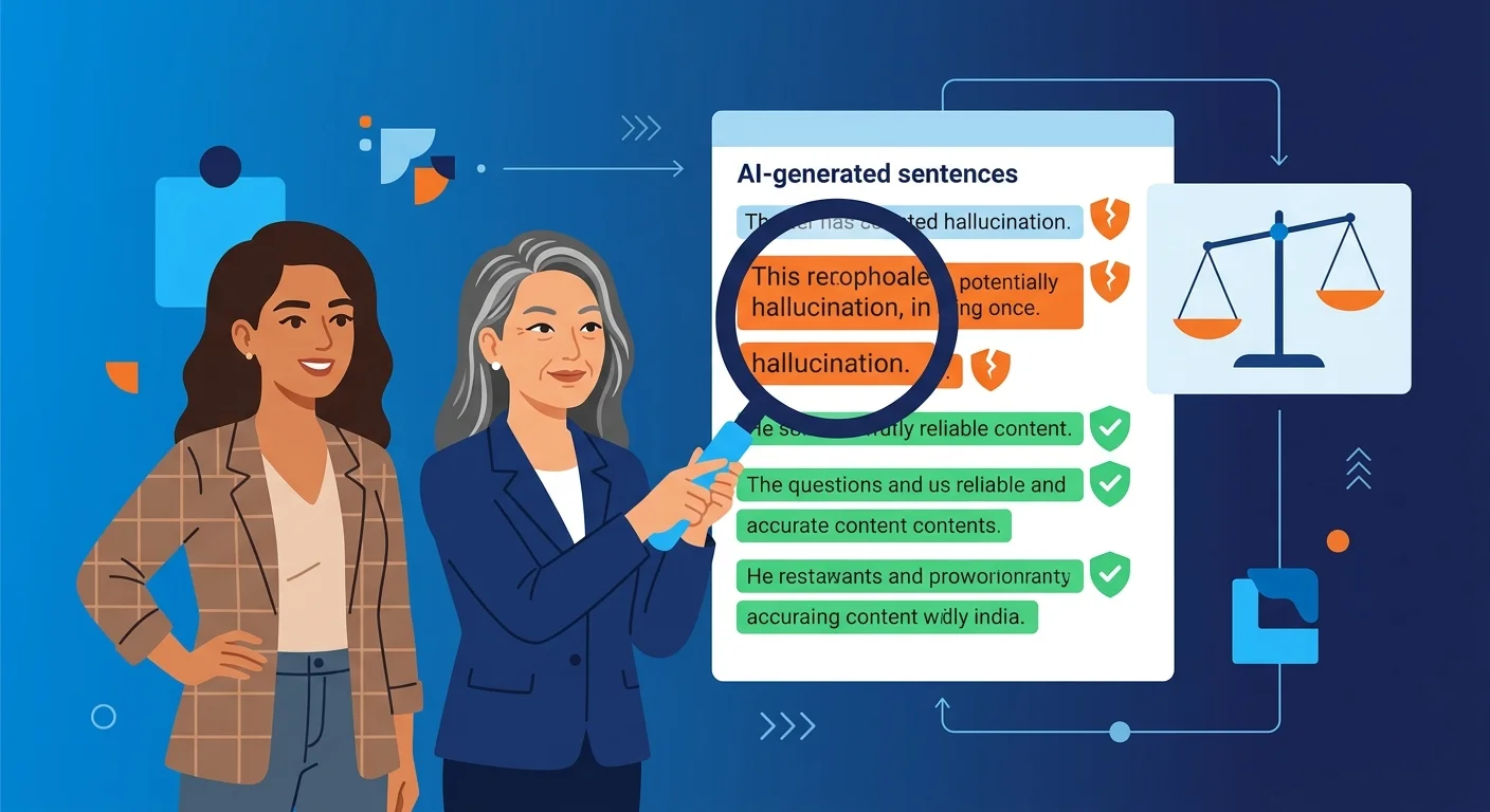 reviewing accuracy of AI generated search answer claims