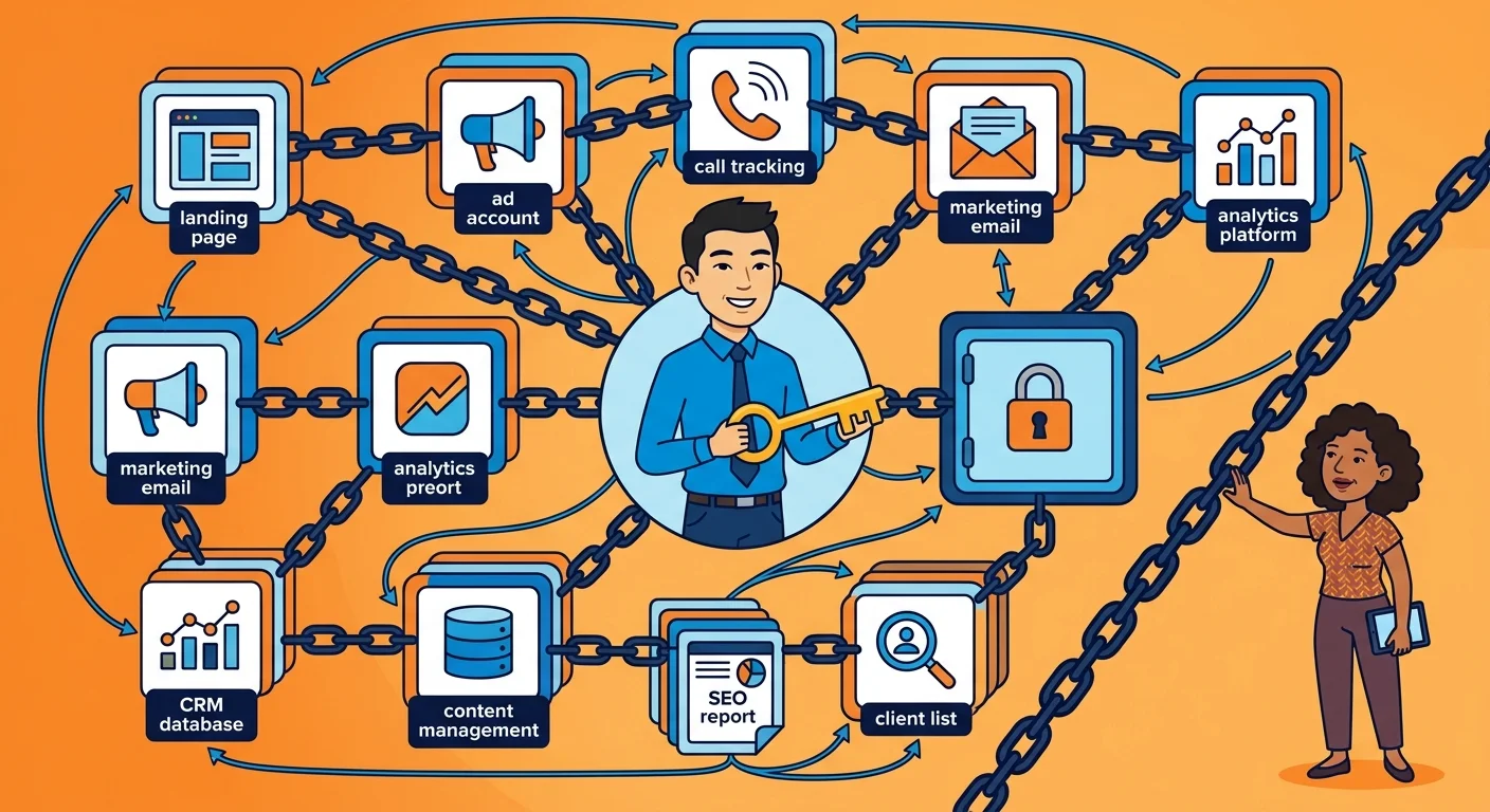 agency owned platforms creating dependency trap for leads