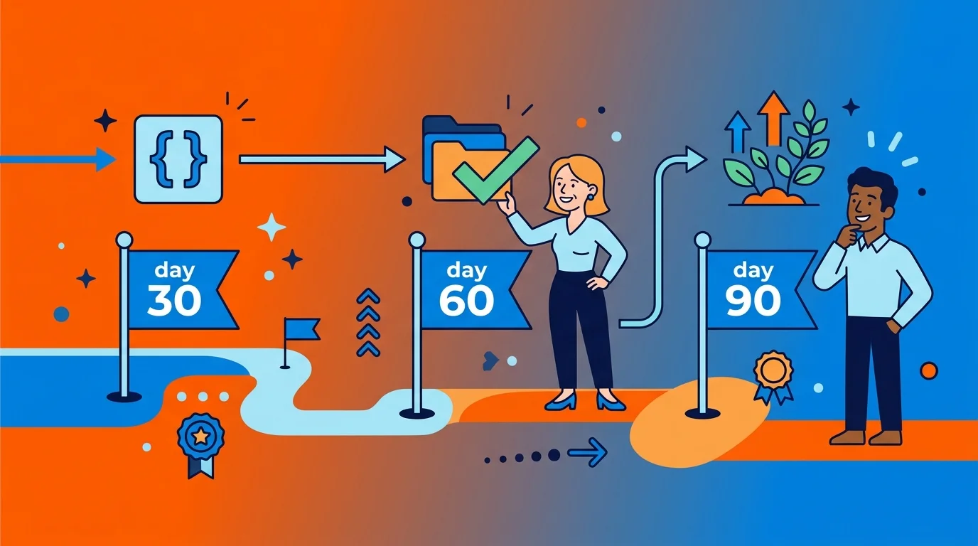 Ninety day timeline for building entity authority signals