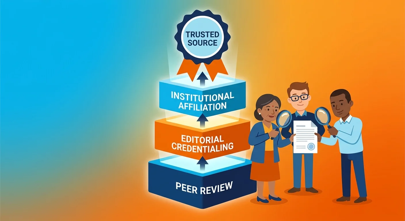 Layered trust signals that make medical journals machine trustworthy