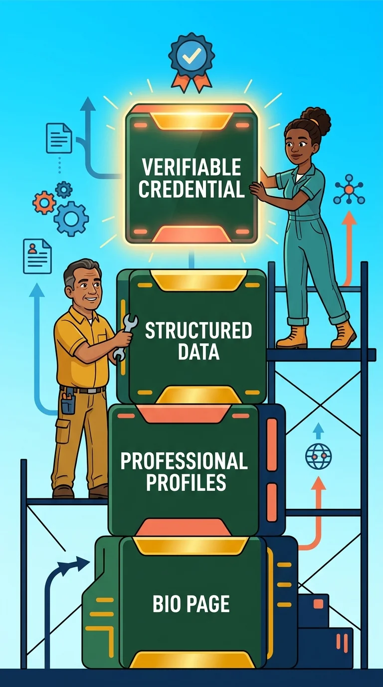building verifiable credentials layer for founder identity trust