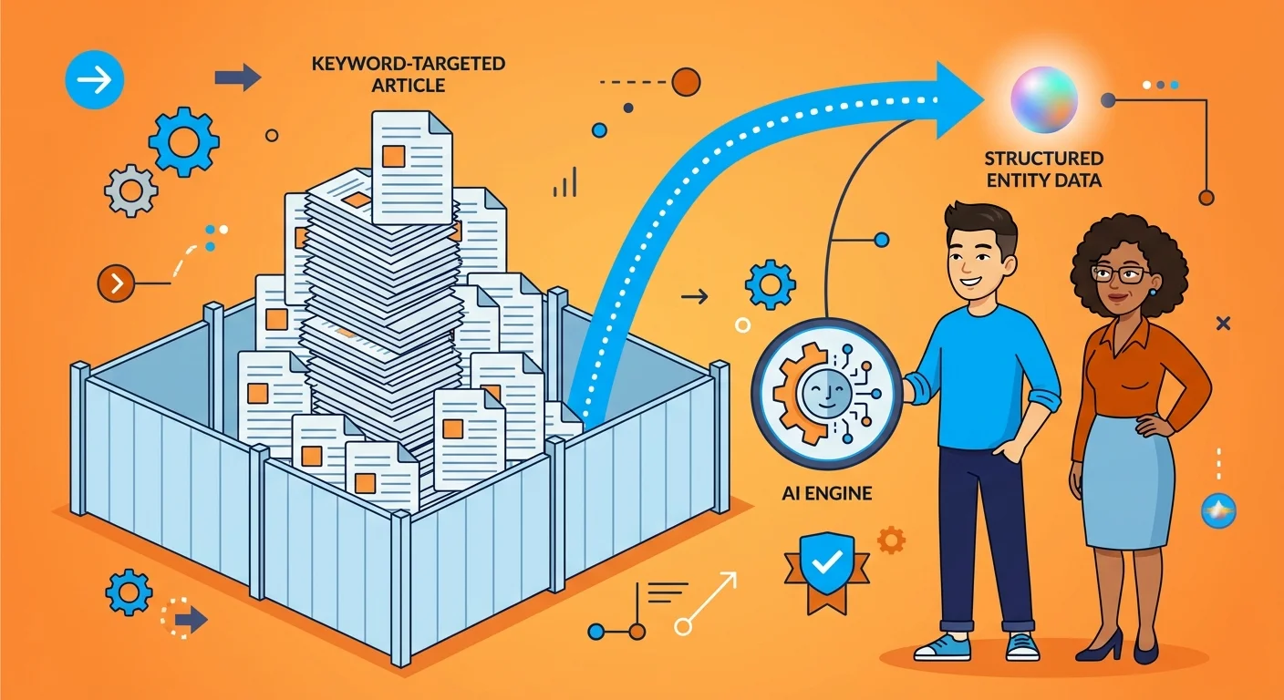 keyword targeted articles failing to earn AI citations